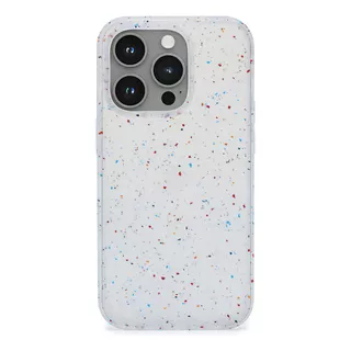 Capa Customic Para iPhone 14 Pro Max Spot Silicone Reciclado Cor Branco