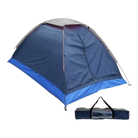 Carpa Iglú 2 Personas P/ Camping 2.00x1.45m + Bolso - El Rey