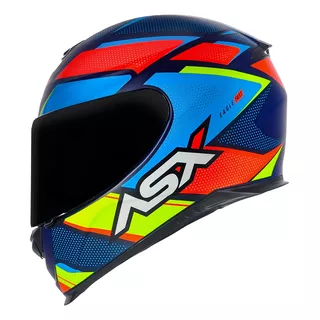 Capacete Asx De Moto Com Narigueira Alta E Bavete