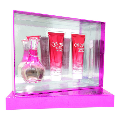 Set Can Can Burlesque 4pzs Edp/shower Gel/body Lotion/edp