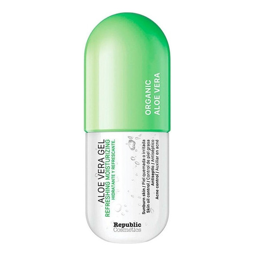 Capsula Gel Facial Aloe Vera Republic Cosmetic 260 Ml