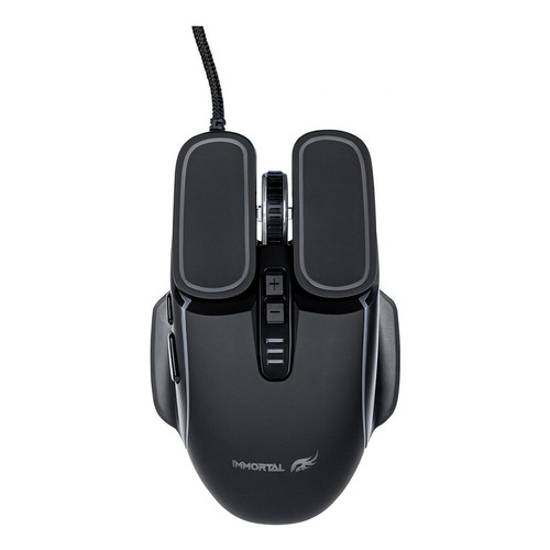 Mouse Pc Gamer Alámbrico 7d Led Rgb Cable Reforzado 3200 Dpi Color Negro