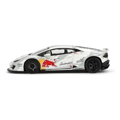 Lamborghini Huracan LB*Works #967 Mad Mike Nimbul Mini GT Branco