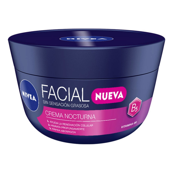 Nivea Crema Facial Cuidado Noche B5 100g 