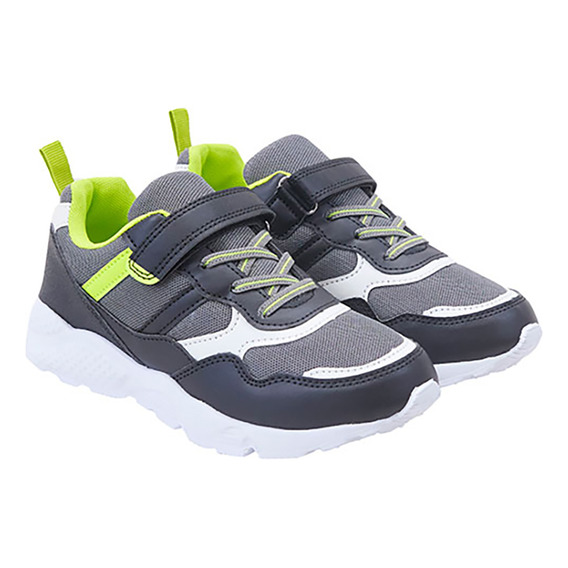 Zapatilla Niño Deportiva Gris Corona