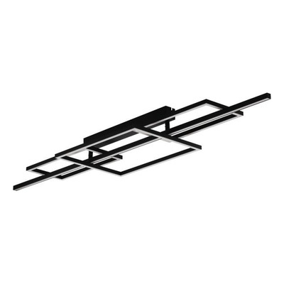 Plafon Led Puebla Negro 39w 390282 Largo 150cm Rd