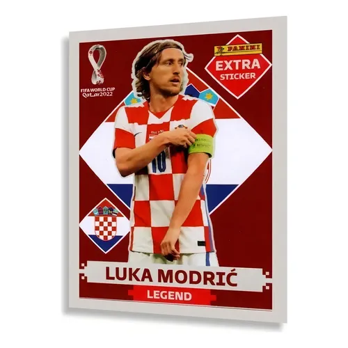 Figurinha Individual Luka Modric Legend para o Álbum Copa do Mundo