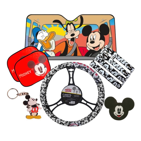 Parasoles, Cubre Volante, Porta Placas Y Más De Mickey Mouse