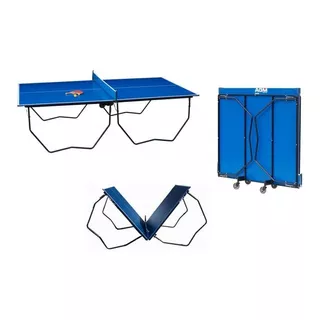 Mesa De Ping Pong Reglamentaria, Plegable Con Ruedas