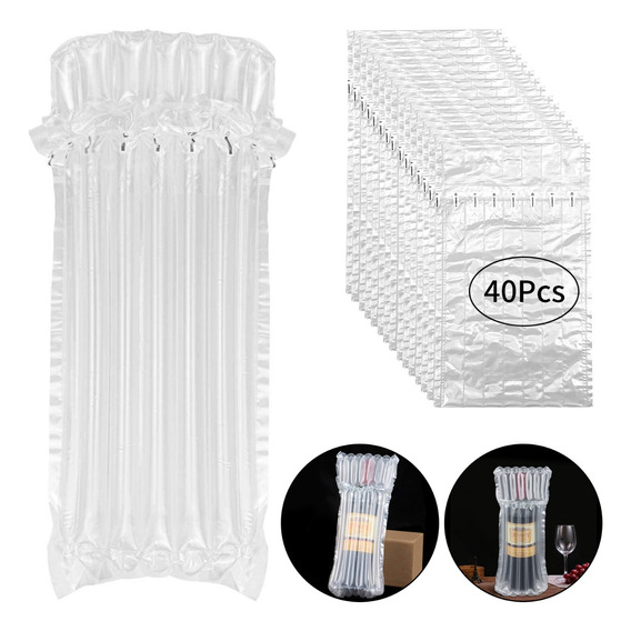 40pcs Bolsa Inflable Protector Botellas Bolsa De Aire Vinos 