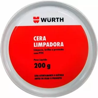 Cera Limpiadora Automotriz Wurth Carnaúba Premium 200 G