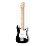 Fender X Loog Stratocaster Guitarra Eléctrica Color Negro Material Del Diapasón Arce Orientación De La Mano Diestro