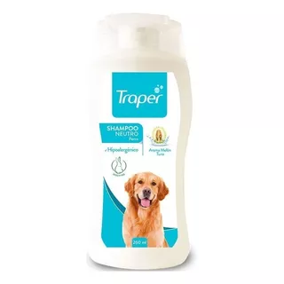 Traper Shampoo Hipoalergénico Neutro Para Perro 260ml. Np