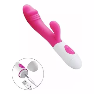 Vibrador Conejito Clítoris Punto G  Silicona