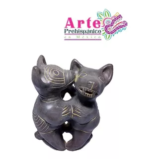 Figura De Barro Perros Xolos Bailarines Colima 