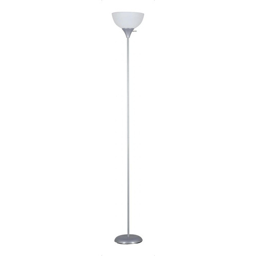 Mainstays Lampara De Piso 2 Focos 182.9cm Café,dorado,plata Color de la pantalla Plateado