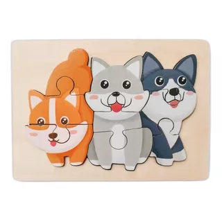 Puzzle Familia De Animales Bebé Infantil