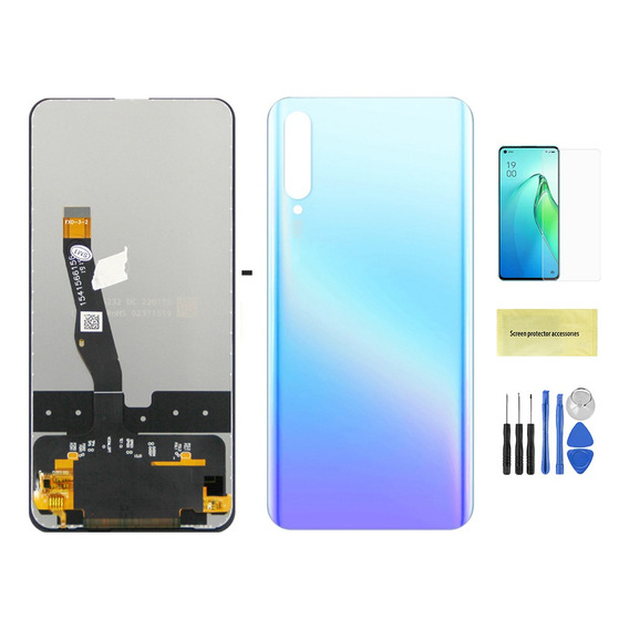 Pantalla Completa Huawei Y9s Stk-l21 + Tapa Trasera Azul