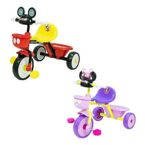 Triciclo Infantil Disney Con Luz Y Sonido Bebitos - Xg8917 Color Mickey