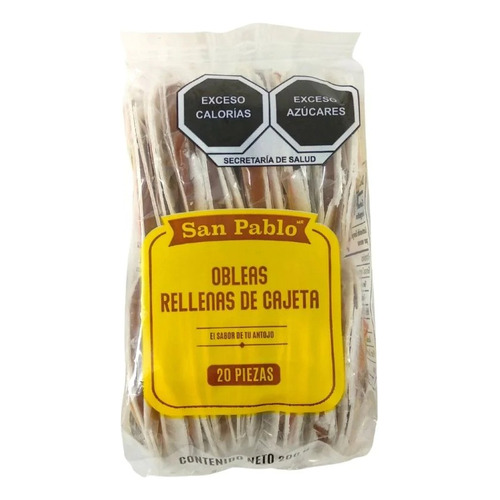 San Pablo Obleas Rellenas De Cajeta 200 G