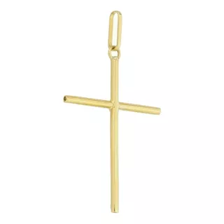 Pingente Crucifixo De Ouro 18k 750 Grande