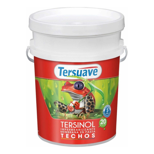 Tersinol Techos Membrana En Pasta Tersuave 20kg Color Blanco
