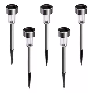 Pack X5 Pincho Farol Foco Solar Led Jardín  - Calidad Unilux