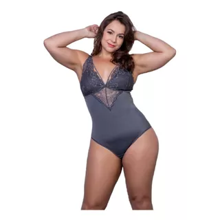 Body Redutor Plus Size Renda Body Feminino