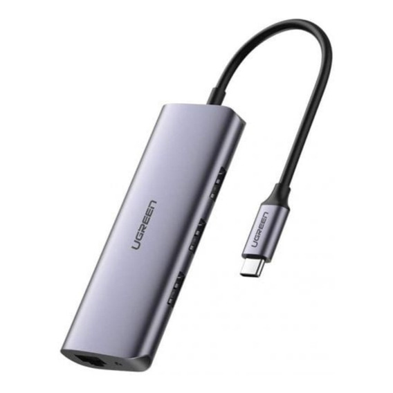 Hub Ugreen Cm252 Usb-c A Usb 3.0 + Gigabit Ethernet (60718)