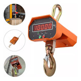 Balanza Romana Pesa Digital 10 Toneladas Marca Aspor Gancho Industrial Carga Pesada Con Control Remoto Y Gancho Maquinaria Comercial Pantalla Led Recargable Tecla Tare Y Zero