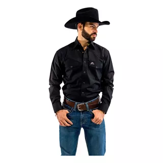 Camisa Vaquera Negra Caballero