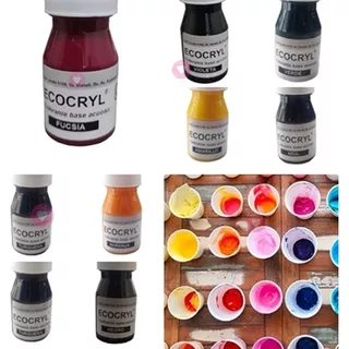Pack X 9 Colorantes Liquidos 25grs Para Resina Ecocryl 