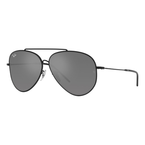 Gafas De Sol Aviator Reverse Black Espejados Ray-ban Color Negro - L