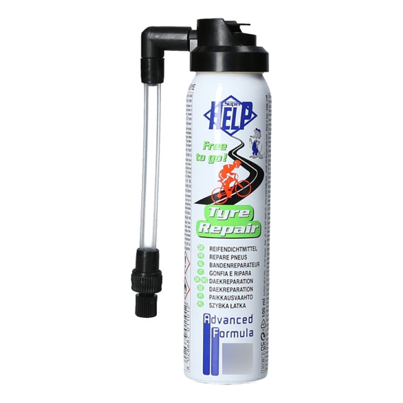 Inflador Y Reparador De Rueda De Bicicleta Super Help 100ml