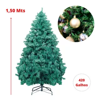 Árvore De Natal Verde 150cm Santiago 420 Hastes Ref 1920947