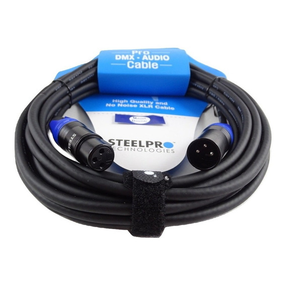 Cable Steelpro Xlr 10m Plug Cannon-jack Cannon Balanceado