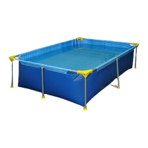 Pileta estructural rectangular Piletin 250x170x60 con capacidad de 2550 litros de 250cm de largo x 140cm de ancho  azul