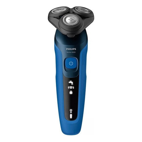 Afeitadora en seco/húmedo Philips Shaver Series 5000 S5466/17, color azul, 110 V/220 V