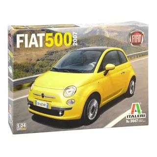 Fiat 500 2007 By Italeri # 3647 1/24 