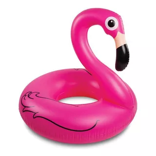 Boia Inflável Flamingo 90 Cm Praia Piscina Até 12 Anos