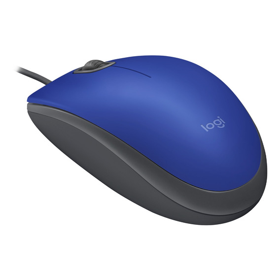 Mouse Óptico Logitech M110s Silencioso Azul Usb Windows Mac