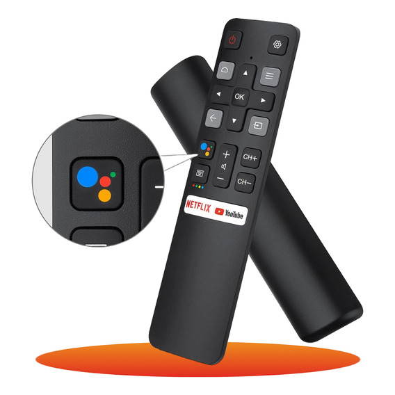 Control Tcl Smart Tv Rc802v Android Voz (todos Los Modelos)