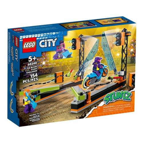 Lego City Desafio Acrobatico De Espadas Con Motocicleta Cantidad De Piezas 154