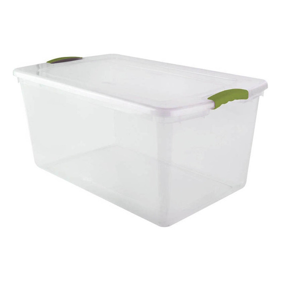 Caja Organizadora Organizador Plastico 61 Lts - Garageimpo Color Transparente Wenbox