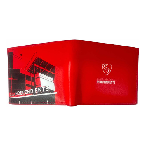 Billetera Independiente + Pasion + Caja + Rey De Copas +rojo Color Independiente estadio
