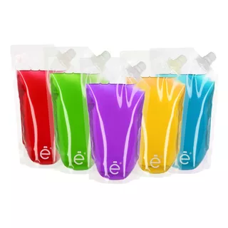 Bolsa Para Líquidos Stand Up Pouch 500 Ml Con Spout 25pz