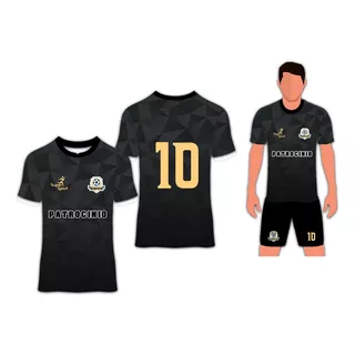 10 Kits Camisas E Calção Uniforme Futsal Personalizado
