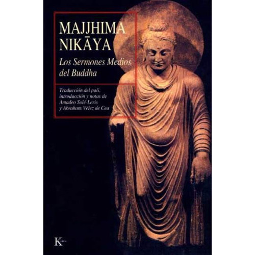 Majjhima Nikaya. Los Sermones Medios Del Buddha, De Velez De Cea Abraham. Editorial Kairos, Tapa Blanda En Español, 1900