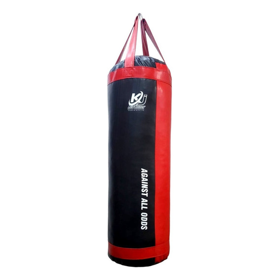 Saco De Boxeo Costal Banana Barrilito 120cm Mma,muay-thai Color Rojo