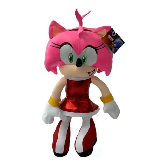 Peluche Amy Rose Sonic The Hedgehog 40 Cm Excelente Bordado